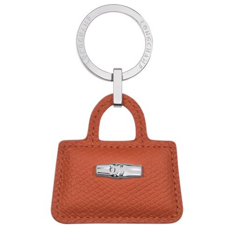 Longchamp Roseau Key-rings Brick | BPYHQ-5748