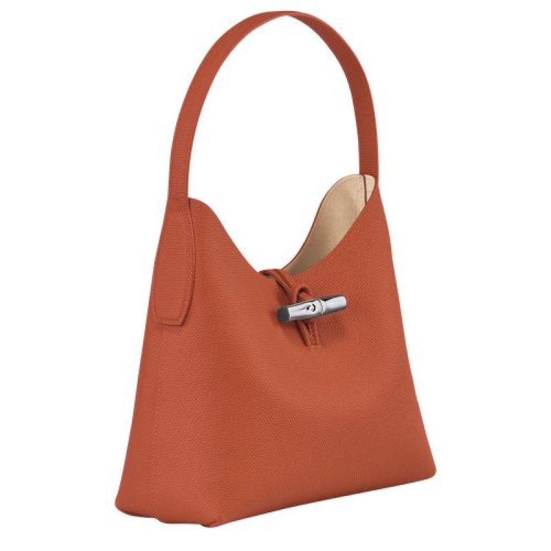 Longchamp Roseau Shoulder bag M Brick | CFNHY-7296