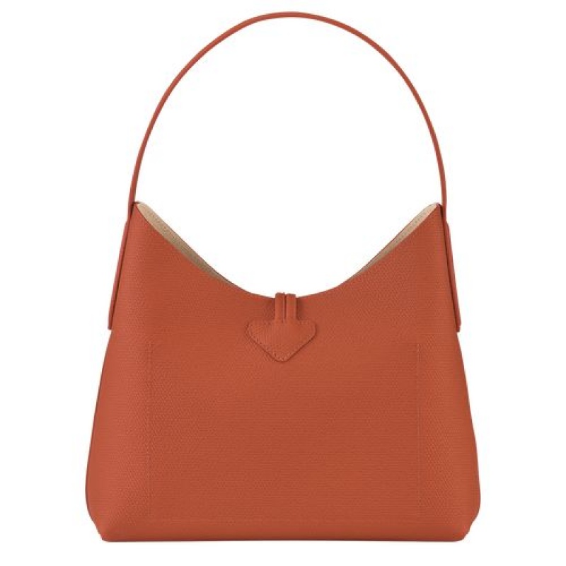 Longchamp Roseau Shoulder bag M Brick | CFNHY-7296