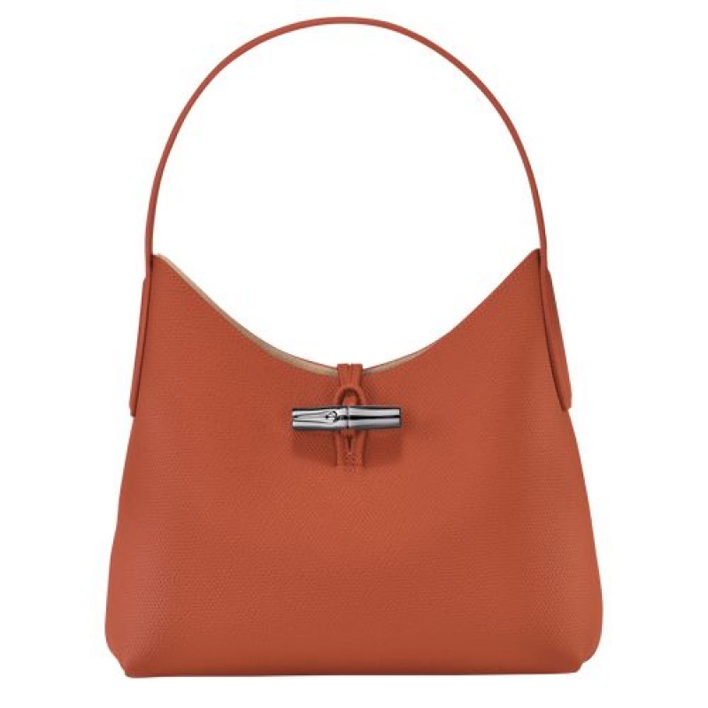 Longchamp Roseau Shoulder bag M Brick | CFNHY-7296