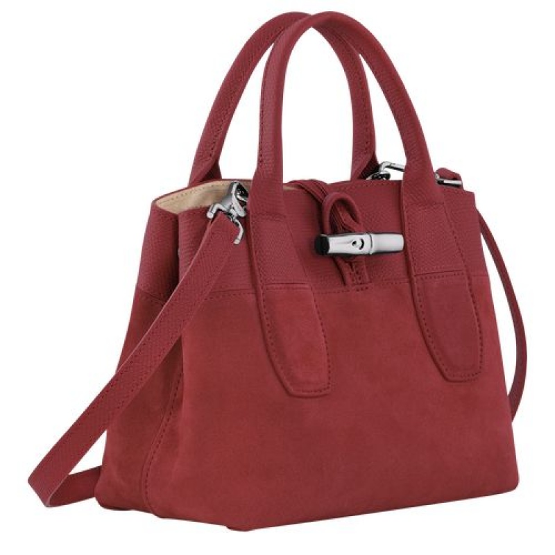 Longchamp Roseau Top handle bag S Red | MXFUH-3105