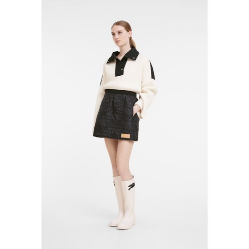 Longchamp Skirt Black | KZDFP-7923