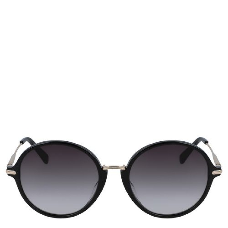 Longchamp Sunglasses Black | YAWPB-7501