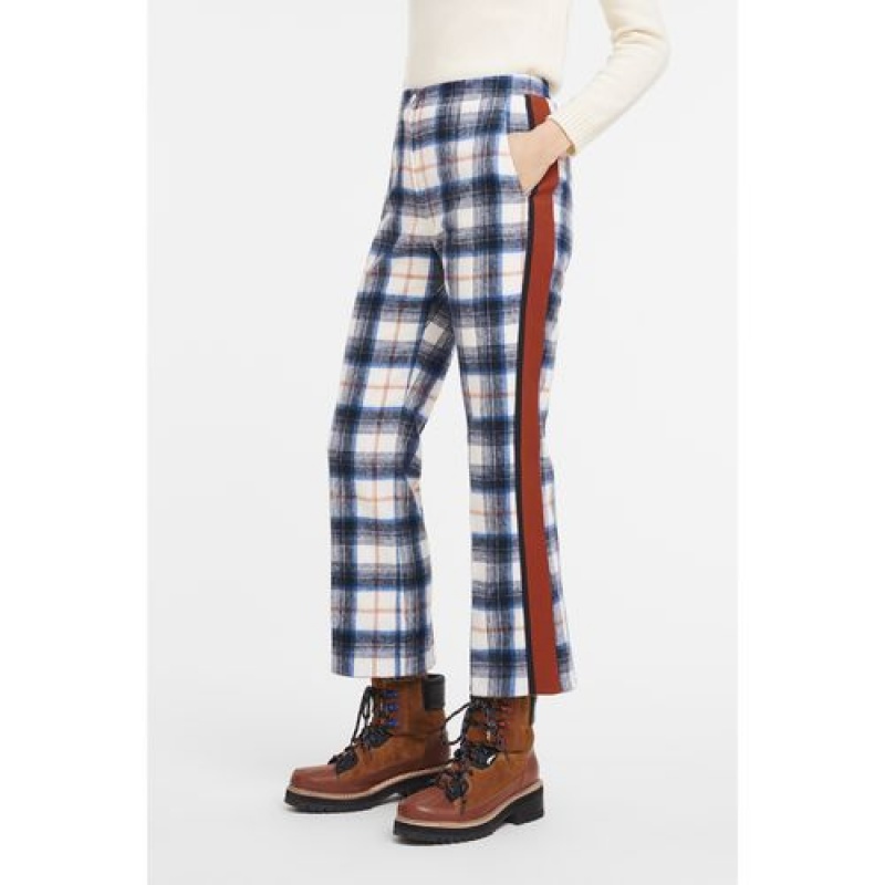 Longchamp Trousers Blue | QSZBX-3415