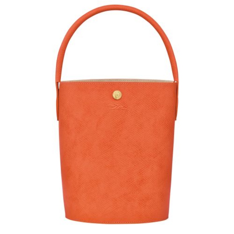 Longchamp epure Bucket bag Orange | MNJOQ-6291