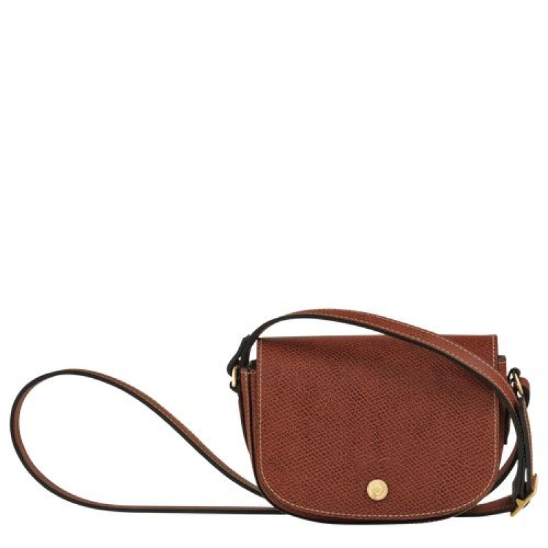 Longchamp epure Crossbody bag Brown | YVRGN-6795